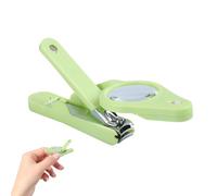 Coupe-ongles à LED Loupe Grossissante, Acier Inoxydable | Visibilité Améliorée, Poignée Antidérapante, pour Ongles des Mains et Garçon et Filles, Usage Salle de Bain