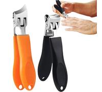Coupe-Ongles À Mâchoire Large - Paire De Coupe Ongles Anti Projections,Pince Pour Les Incarnés | Pour Seniors Et Adultes Soin Des Ongles Manucure Pedicure Maison Voyage Salon