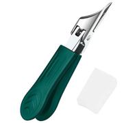 Coupe-ongles à pointe inclinée avec systèmes avancés de confinement des débris et poignée confortable pour couper sans douleur et précision les ongles coudés