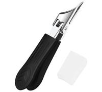 Coupe-ongles à pointe inclinée avec systèmes avancés de confinement des débris et poignée confortable pour couper sans douleur et précision les ongles coudés