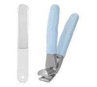 Coupe-ongles à tête inclinée Shi Rem I Coupe-ongles ergonomique pour personnes âgées, outil de coupe d'ongles avec poignée ergonomique pour la maison, les voyages, les chambres et les voyages