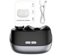 Coupe-ongles automatique - Coupe-ongles électrique à deux vitesses, polisseur rechargeable avec lumière LED, coupe-ongles pour ongles des pieds | Hommes âgés Adultes Maison Voyage Pieds Mains