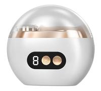 Coupe-Ongles Automatique Électrique, Coupe-ongles Rechargeable 3 en 1 avec Polissage, Stockage de la Poussière, Lumière LED et 3 vitesses pour Couper et polir les ongles (blanc)