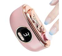 Coupe-Ongles Automatique,Tailleur de Sécurité à Double Lame | Avec Boîtier Rangement, 3 Vitesses et LED | Pour Femmes, Soin Des Pieds Et