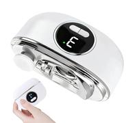 Coupe-Ongles Automatique - Tailleur de Sécurité à Double Lame,Avec Boîtier Rangement, 3 Vitesses et LED,Pour Soin des Ongles à Maison, Voyage et Salon