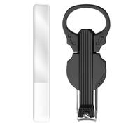 Coupe-ongles, avec Loupe, 2 En 1 En Forme De Violon Pour Manucure Pédicure Voyage Maison