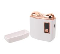 Coupe-ongles avec Lumière Électrique pour Garçon et Filles 3 Vitesses | Rechargeable 500 Mah, Plastique Blanc, Design Ergonomique Portable, Accessoires Inclus Têtes et Pads
