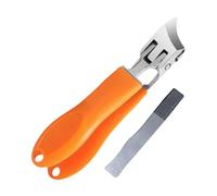 Coupe-ongles avec tête coudée pour personnes âgées, coupe-ongles ergonomiques pour les pieds, coupe-ongles à tête inclinée pour hommes et femmes, coupe-ongles coudés