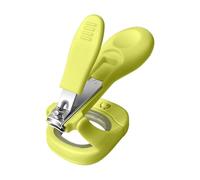 Coupe-Ongles Bébé | Coupe-Ongles Manuel avec Lampe pour Nouveau-nés et | Ciseaux Anti-Dérapants pour Ongles de Pied pour Soins à Domicile, Usage Quotidien, Crèche, Garderie et