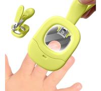 Coupe-Ongles Bébé | Coupe-Ongles Manuel avec Lampe pour Nouveau-nés et | Outil de Toilette Anti-Éclaboussures pour Filles Garçons Parents Voyage Maison Extérieur