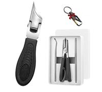 Coupe-ongles biseauté Eagle Beak, coupe-ongles incliné anti-éclaboussures à large ouverture, lot de 3 coupe-ongles biseautés Eagle Beak, for ongles épais, for personnes âgées et for les ongles incarné