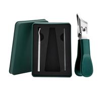Coupe-ongles biseauté robuste en acier inoxydable anti-mouches - Mâchoire large pour des ongles épais et une coupe précise