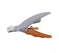 Coupe Ongles Chat LED avec Lumière Intégrée pour Précision - Ciseaux pour griffe Chien Sécurité Anti-Quik - Outil Toilettage Ergonomique Gris 15x9cm