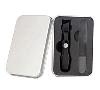 Coupe-ongles coudé en acier inoxydable pour ongles des doigts - Grande ouverture - Coupe-ongles d'orteil à grande ouverture - Coupe-ongles coudé