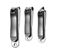 Coupe-ongles, Coupe Ongle en Acier Inoxydable avec Meuleuse à Ongles, Coupe Ongles Pieds Dur et Epais pour Hommes et Femmes (Noir 3-in-1)