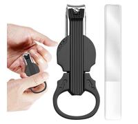 Coupe-Ongles,Coupe-Ongles avec Loupe pour Hommes - Taille-Ongles Forme Violon Ciseaux Ouvre-Boîte pour Manucure Pédicure Soins Voyage Maison Toes Ongles
