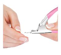 Coupe-ongles - Coupe-ongles - En acier inoxydable - Pour faux ongles - Faux conseils - Manucure et pédicure - Pour femmes et filles