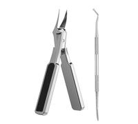 Coupe-ongles, coupe-ongles pour pieds, outils de pédicure pour ongles incarnés, coupe-ongles, outils de pédicure, ensemble argenté A