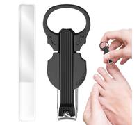 Coupe-Ongles, Coupe-Ongles pour Seniors avec Loupe, Ciseaux Ouvre-Bouteille pour Ongles Mains Pieds Seniors Voyage Pédicure Toilette Quotidienne Manucure Social