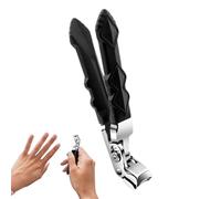 Coupe-ongles d'angle | Coupe-ongles ergonomique pour ongles des pieds avec manche long - Coupe-ongles Manucure anti-éclaboussures Coupe-ongles pour hommes et femmes Amig