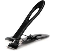 Coupe-ongles de 16 mm de large - Grande ouverture de mâchoire pour ongles épais en acier inoxydable - Noir