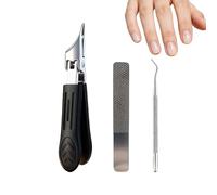 Coupe-ongles de forme incurvée - Coupe-ongles en forme de bec d' - Coupe-orteils larges - Pour personnes âgées, manucure, pédicure, maison, déplacement, salon et soins du corps