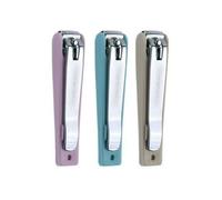 Coupe-Ongles De Pédicure Avec Réceptacle, Chromé, Coupe Droite