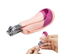 Coupe-Ongles De Soin Pour Bébé - Ciseaux à Ongles pour Mains et Pieds avec Grossissement,Outil de Précision en Acier Inoxydable pour Soins des Bébés Personnes Âgées et Famille