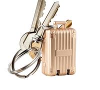 Coupe-ongles de voyage - Coupe-ongles - Porte-clés en forme de valise - Outil pour couper les ongles des doigts et des orteils pour le camping, les voyages, l'école