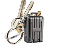 Coupe-ongles de voyage - Porte-clés en forme de valise en acier inoxydable | Outil portable pour couper les ongles des mains et des pieds, coupe-ongles pliable, coupe-ongles robuste pour le camping