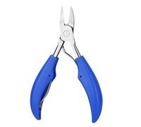 Coupe-ongles d'orteils pour enlever les peaux mortes des ongles incarnés et nez d'aigle, ciseaux à cuticules, coupe-ongles, outils de paronychie, pédicure et manucure (bleu)
