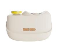 Coupe-ongles électrique 2 en 1 avec rangement de polissage et lumière LED pour soins des ongles des doigts