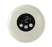 Coupe-ongles électrique 2 en 1 pour adultes, coupe-ongles électrique 2 en 1, rechargeable par USB, kit de lime à ongles électrique à 3 vitesses, avec lumière LED et boîte de rangement (beige)