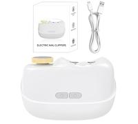 Coupe-Ongles Électrique | 2 Vitesses Portable Sécurité Taille-Ongles,Avec Lumière LED, Coupe-Ongles Électrique Et Design De Stockage Des Coupures D'Ongles,Pour Hommes Seniors Maison Voyage Pieds Et Ma