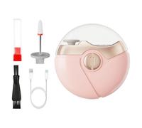 Coupe-ongles électrique - 3,39 x 3,39 x 1,5 pouces en acier inoxydable ABS, outil de précision de charge de type C, entretien silencieux des ongles des pieds pour les hommes et les familles | Accueil