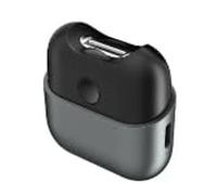 Coupe-ongles électrique 3 en 1 - Coupe-ongles électrique - Coupe-ongles automatique - Avec lumière LED remplaçable - Couvercle - Brosse de nettoyage pour bébés, adultes et personnes âgées (noir