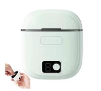 Coupe-ongles électrique 3 en 1 - Tondeuse et broyeur automatique avec lumière LED - Outil de manucure rechargeable par USB sûr avec stockage des débris pour personnes âgées, adultes et bébés (blanc