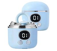 Coupe-ongles électrique 4 en 1 rechargeable silencieux pour ongles des doigts et des orteils pour ongles fins/épais et tous les âges avec loupe 3X, lumière LED, 4 têtes de vernis et rangement des