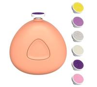 Coupe-ongles électrique alimenté par piles, coupe-ongles doux et sûr pour bébé avec 6 têtes de meulage, lime à ongles électrique multifonction pour, et tout-petits