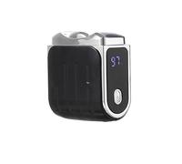 Coupe ongles Électrique Automatique, 2 en 1 coupe-ongles automatique et broyeuse de polissage, tondeuse d'ongles automatique, Electrique Ongle à 2 Vitesses avec Lumière LED (noir B)