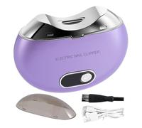 Coupe-ongles électrique automatique, coupe-ongles électrique portable rechargeable avec affichage numérique LCD, outil de manucure réglable à 3 vitesses pour et personnes âgées