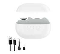 Coupe-ongles électrique avec double vitesse pour ongles épais sensibles avec lumière LED pour protéger les ongles des personnes âgées