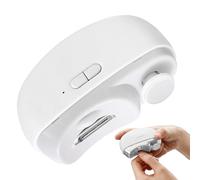 Coupe-ongles électrique avec éclairage électrique et deux vitesses | Fournitures de soins des ongles de bébé pour hôtel, maison, avion, école, voiture, métro