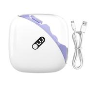 Coupe-ongles électrique : batterie rechargeable, guide de protection pour les doigts, boîtier, profil de stockage compact, module pratique de raffinement des ongles | Support de voyage ou