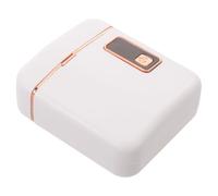 Coupe-ongles Électrique Bébé avec Lumière Led, Usb-c, 500 Mah, Blanc | Lime Douce, Têtes Multiples et Tampons de Rechange, Plastique Ergonomique, Voyages ou Nuit