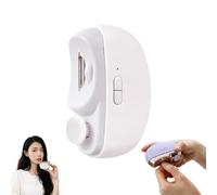 Coupe-ongles électrique, Coupe-ongles Automatique 3 en 1 avec lumière, Lime à ongles portable, 2 Vitesses, Design Incurvé Sans Fil, Pour Enfants, Personnes âGées Et Adultes (Blanc)