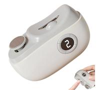 Coupe-ongles électrique - Coupe-ongles électrique, coupe-ongles automatique | Coupe-ongles rechargeable par USB, coupe-ongles LED silencieux à 3 vitesses avec pratique de déchiquetage intégrée pour