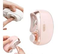 Coupe-Ongles électrique, Design Incurvé Sans Fil,Pas De Bruit, Ponçage Automatique Des Ongles,Opération à Une Touche, Lime à Ongles Portable Pour Enfants, Personnes âGées Et Adultes
