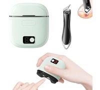 Coupe-ongles électrique, ensemble amélioré de coupe-ongles 2025, comprend un coupe-ongles automatique 2-en-1, un coupe-ongles biseauté, idéal pour tous vos besoins en soins des ongles