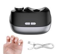 Coupe-ongles électrique multifonction 3 en 1 avec lumière LED pour bébés, adultes plus âgés, fonction de polissage, deux niveaux de vitesse, protection ergonomique contre les pincements